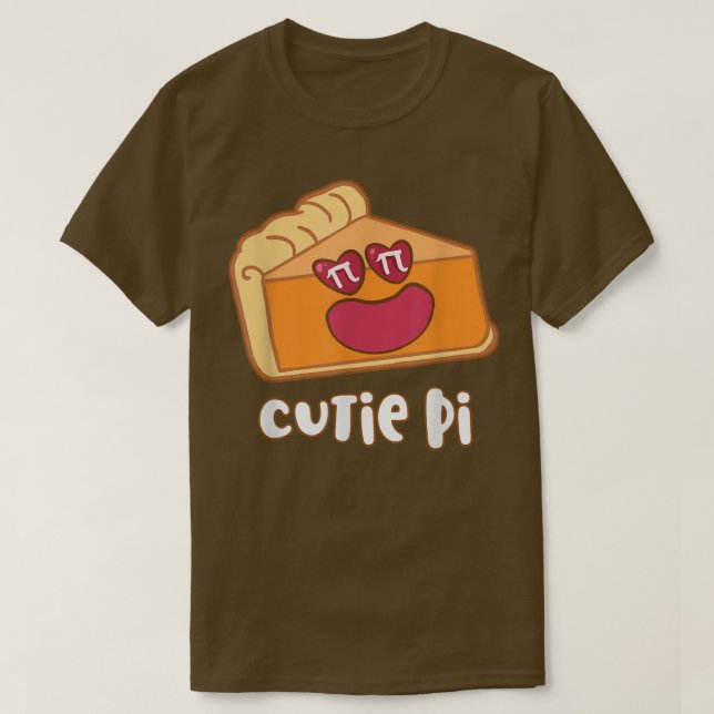 Camiseta Cutie Pi - Anime Kawaii no Pi Day Math (Frente do Design)