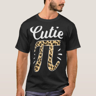 Camiseta Cutie Pi Day 3 14 Leopard Print Math Professora