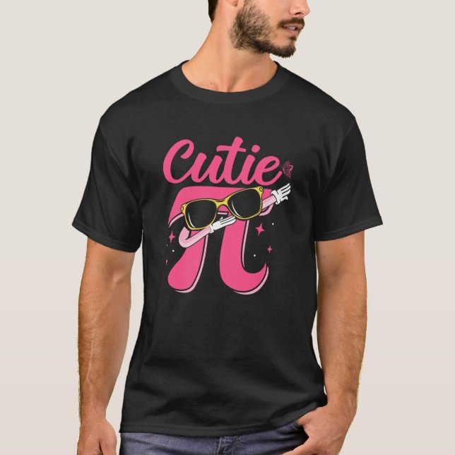 Camiseta Cutie Pi Day Dabbing Pi Math Professor 3 14 Coquet (Frente)