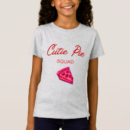 Camiseta Cutie Pie Squad Girls’ Valentine 
