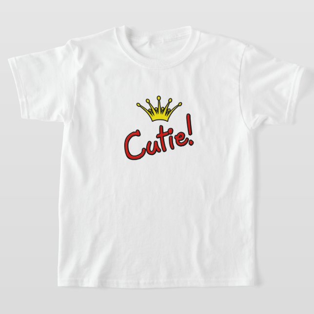 Camiseta Cutie! - Princesa Coroa (Postura )