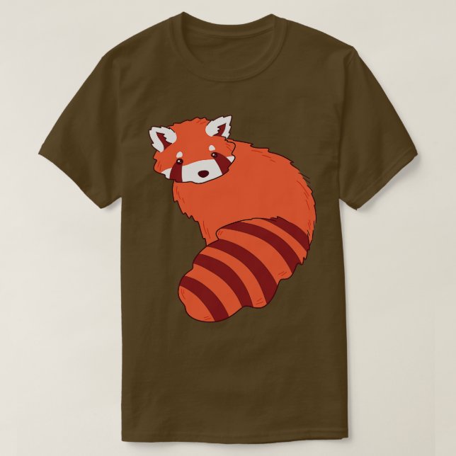 Camiseta Cutie Red Panda (Frente do Design)