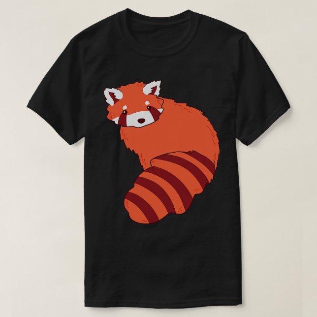 Camiseta Cutie Red Panda (Frente do Design)