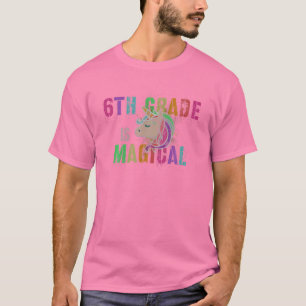 Camiseta Cutie SEXTH Grader Kids Professor 6 GRADE I m Unic