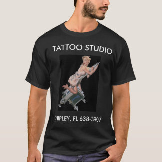 Camiseta cutieintattoomachine-1, ESTÚDIO do TATUAGEM da