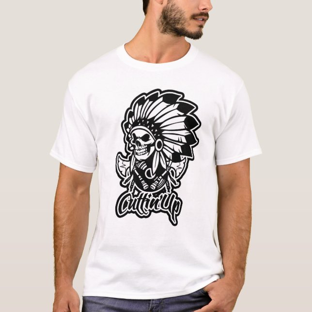 Camiseta Cuttin acima (Frente)