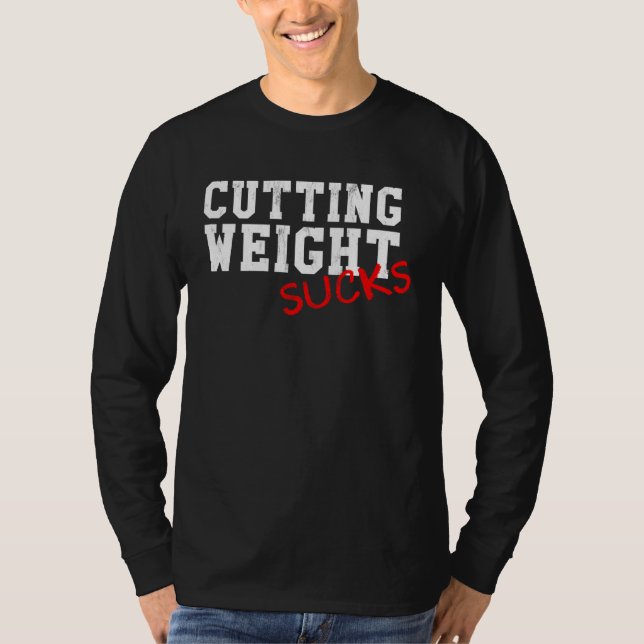 Camiseta Cutting Weight Suction Wrestling High School Colle (Frente)