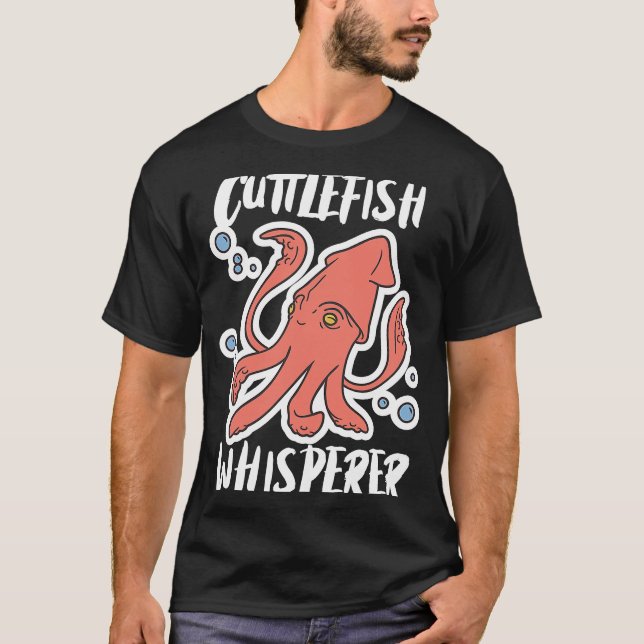 Camiseta Cuttlefish Whisperer Squid (Frente)