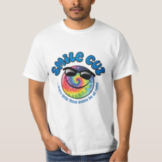 Camiseta cuz do sorriso cada coisa pequena que vai ser tudo