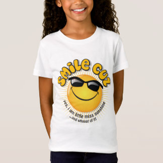 Camiseta cuz do sorriso… sim, eu sou pouca luz do sol da