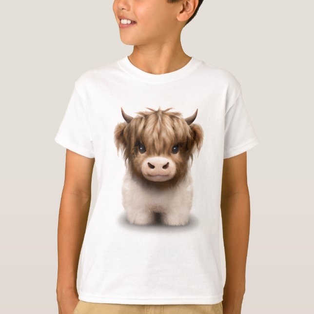 Camiseta Cuzal Highlands Scottish Cow (Frente)