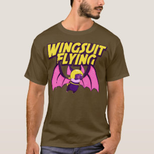 Camiseta Cuzão Engraçado Bat Voando com macacão-esqui Jumpi