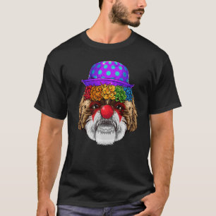 Camiseta Cuzeiro Engraçado Shih Tzu Circus Carnival Cachorr