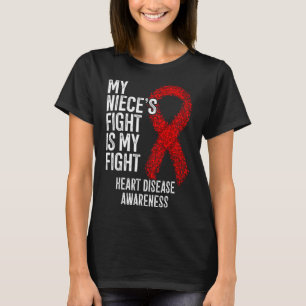 Camiseta Cvd A Luta Da Minha Sobrinha É Minha Luta Doença C
