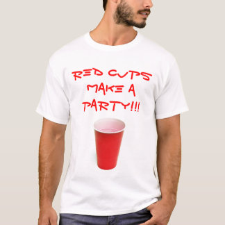 CAMISETA CXR-0016, COPOS VERMELHOS FAZEM UM PARTIDO!!!