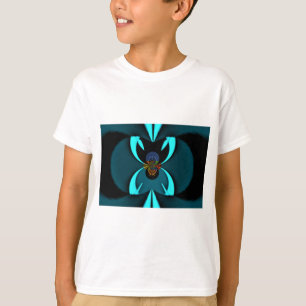 Camiseta Cyan Abstrato Art Impressão