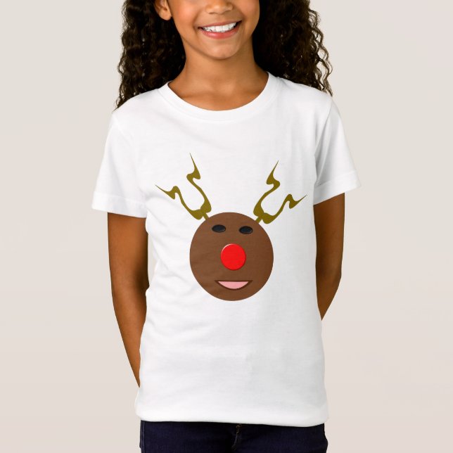 Camiseta Cyber Christmas Reindet Kids T Shirt (Frente)
