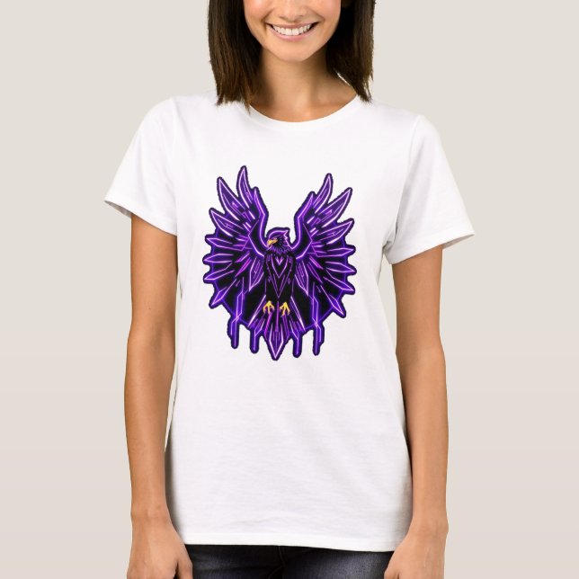 Camiseta Cyber Eagle – Wächter der Zukunft (Frente)