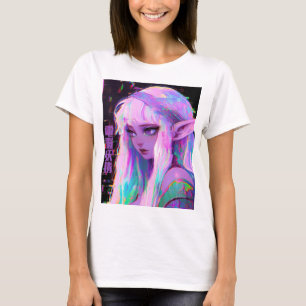 Camiseta Cyber Fada "Dennou Yousei" Glitchcore