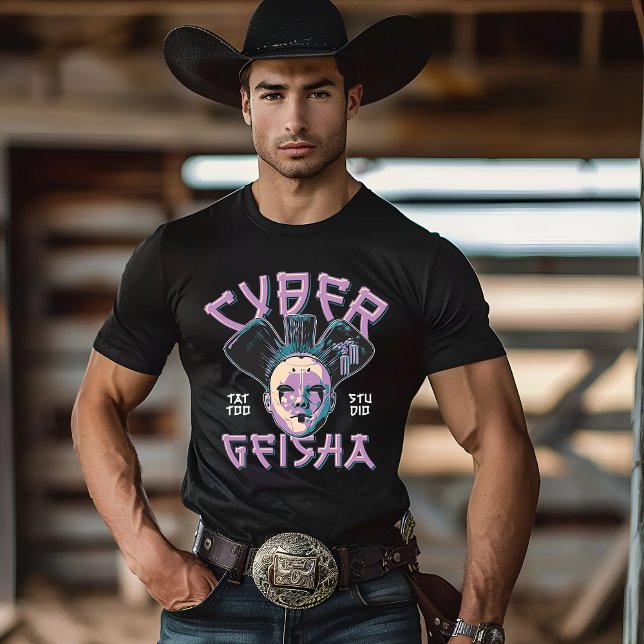 Camiseta Cyber Geisha T-Shirt (Criador carregado)