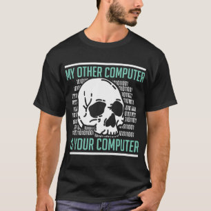 Camiseta Cyber Hacker Computer Security Expert em segurança