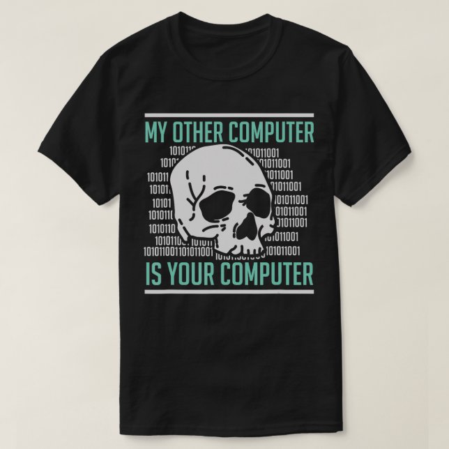Camiseta Cyber Hacker Computer Security Expert em segurança (Frente do Design)