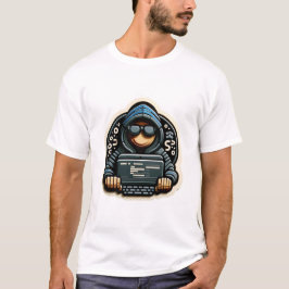 Camiseta Cyber Hoodie Coder: Teto Entusiasta Tecnológico Fu