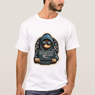 Camiseta Cyber Hoodie Coder: Teto Entusiasta Tecnológico Fu