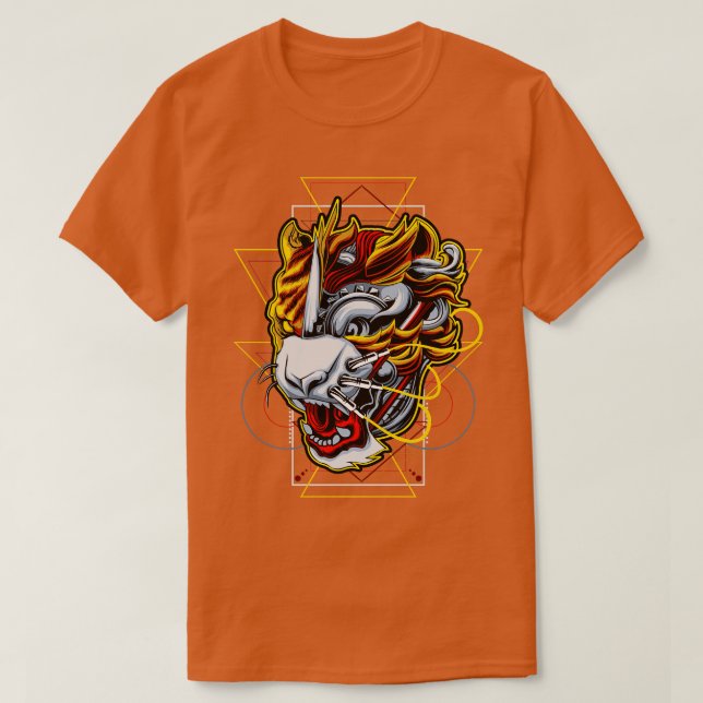 Camiseta Cyber Lion (Frente do Design)