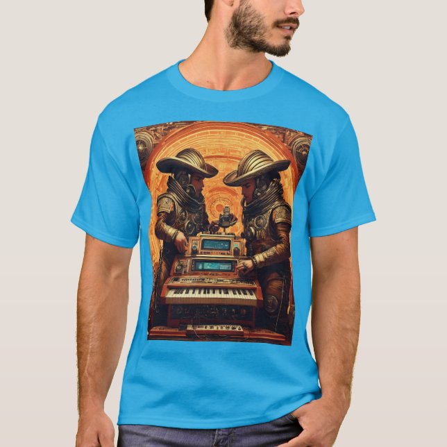 Camiseta Cyber Maestro DJ Design T-Shirt (Frente)