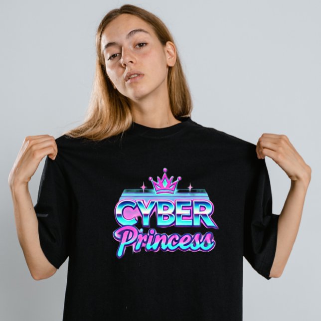 Camiseta Cyber Princess" (Criador carregado)