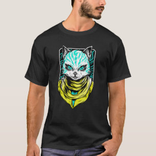 Camiseta Cyber Punk Cat