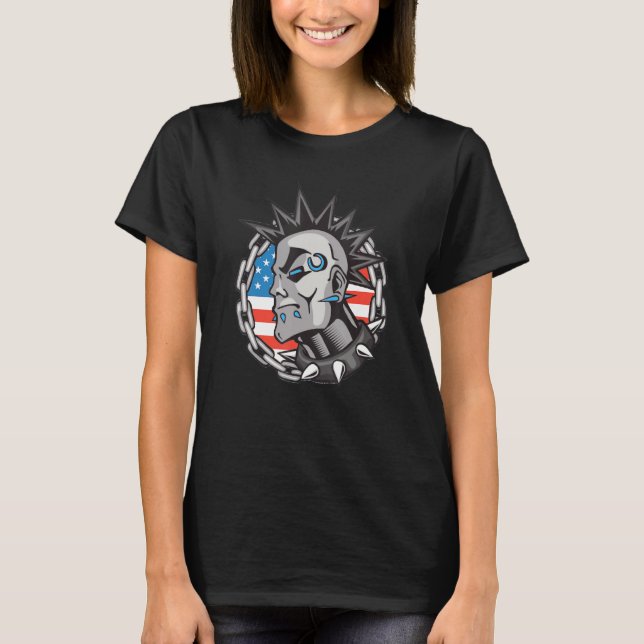 Camiseta Cyber Rats Usa Futurística (Frente)
