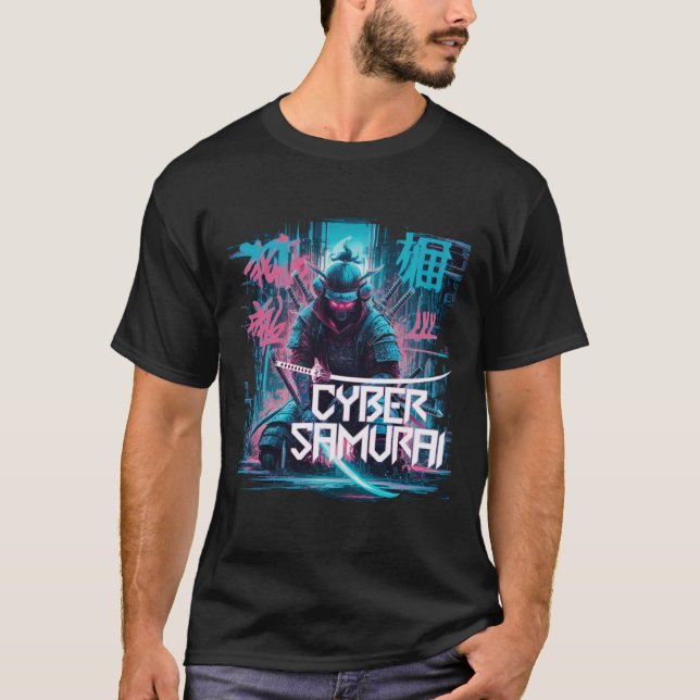 Camiseta cyber samurai (Frente)