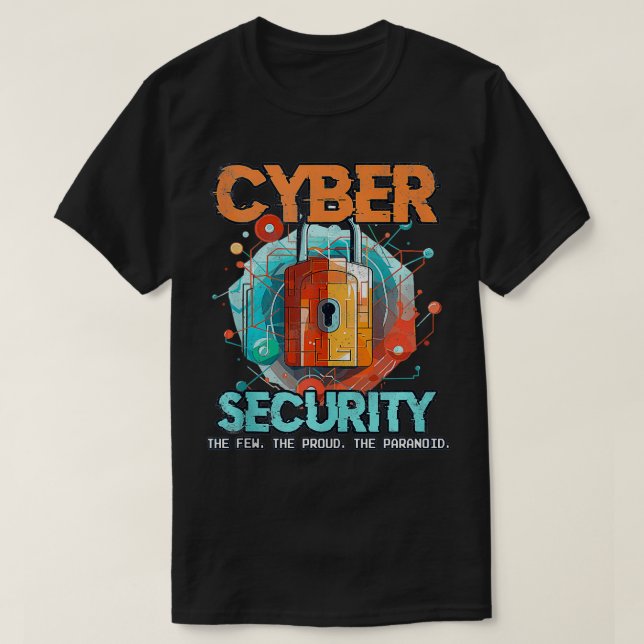 Camiseta Cyber Security Cybersecurity Expert Engraçado Étic (Frente do Design)