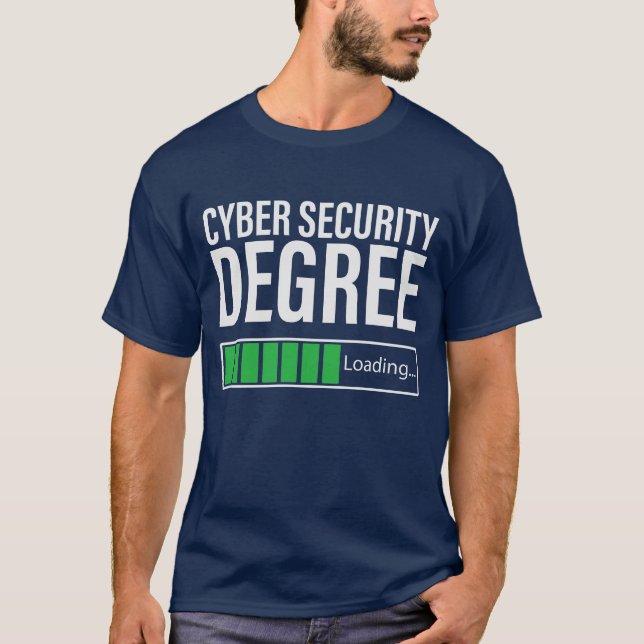 Camiseta Cyber Security Degree Loading, specialist  (Frente)