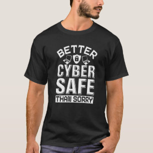 Camiseta Cyber Security Expert Para Cyber Hacker E Programa