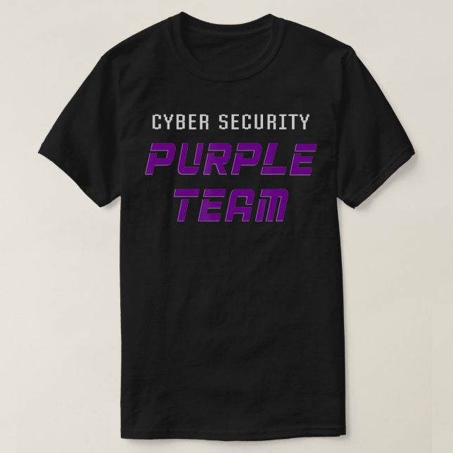 Camiseta Cyber Security Purple Team Ethical Hacker Cybercrí (Frente do Design)