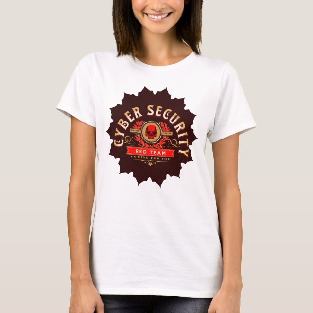 Camiseta Cyber Security Red Team Sentinel (Frente)