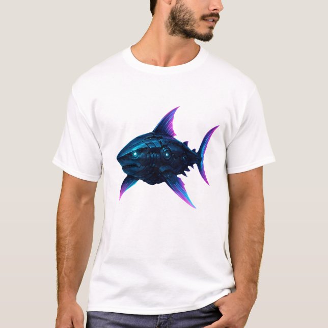 Camiseta Cyber Shark (Frente)
