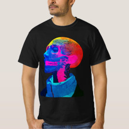 Camiseta Cyber Skull - Arte da Anatomia Futurística