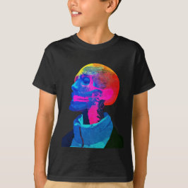 Camiseta Cyber Skull – Arte de Anatomia Futurista