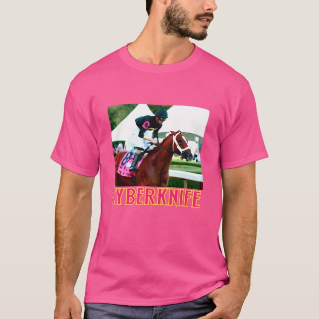 Camiseta Cyberfaca Horseracing Oversize (Frente)