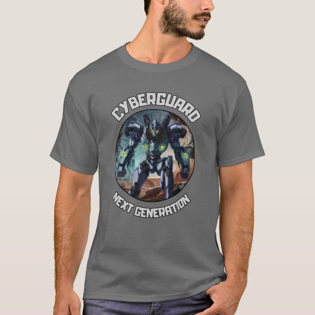 Camiseta Cyberkeeper Next Generation: Sentinel digital (Frente)