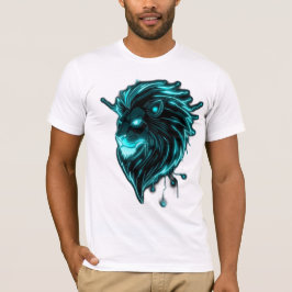 Camiseta „CyberLion – Die Zukunft hat eine Mähne“