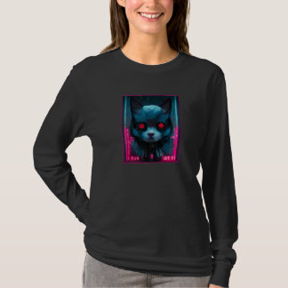 Camiseta Cybernetic Cyborg Cyberpunk Cat  