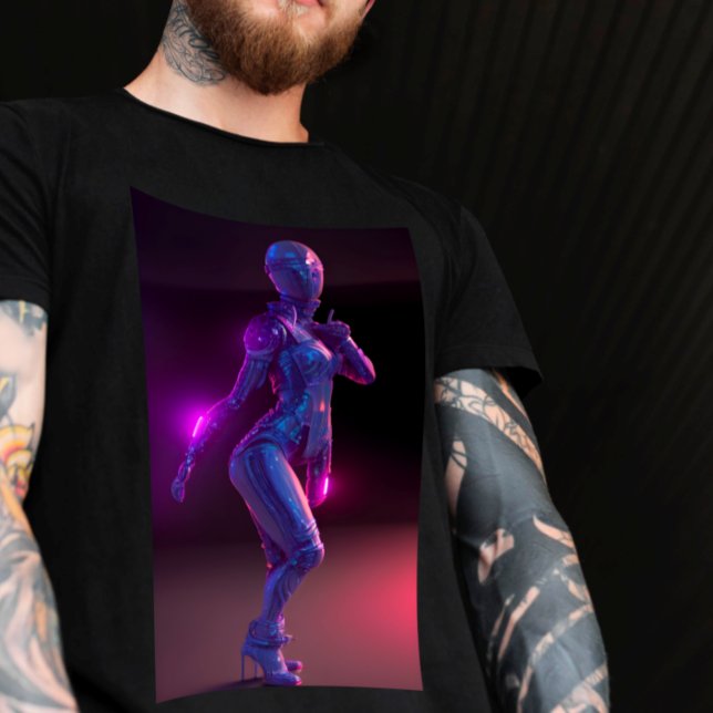 Camiseta Cyberpunk Dancer no Club T Shirt para Adultos (Criador carregado)