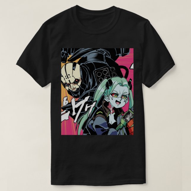 Camiseta Cyberpunk Edgerunners (Frente do Design)