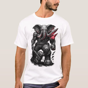 Camiseta Cyberpunk Elephant