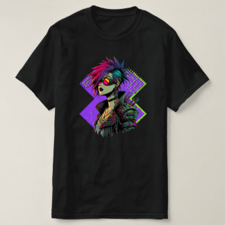 Camiseta Cyberpunk Girl